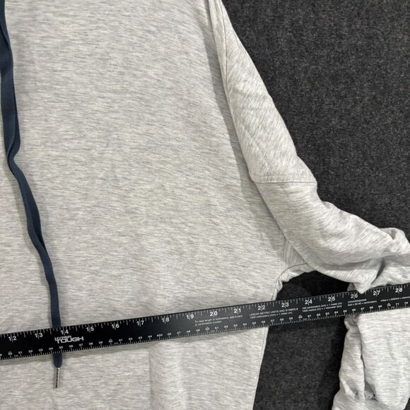 Fabletics Tatiana Hoodie Dress Women's Small Gray Oversized Drawstring Soft - Picture 5 of 8